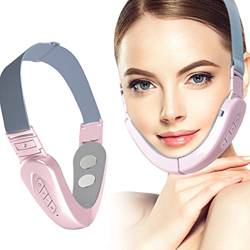 Double Chin Reducer Machine, V Line Face Lift Massager, Portable Shaping Facial Massager with Blue Light