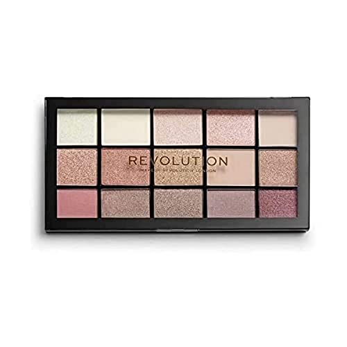 Makeup Revolution Reloaded Palette, Makeup Eyeshadow Palette, Includes 15 Shades, Lasts All Day Long, Cruelty Free, Iconic 3.0, 16.5g