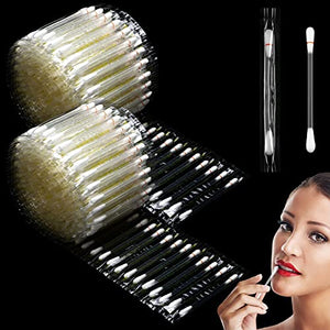 200 Pcs Vitamin E Lip Oil Disposable Cotton Swabs Vitamin E Stick Oil Applicators Anti Dry Moisture Cotton Swabs for Protect Lip Use Before Teeth Whitening