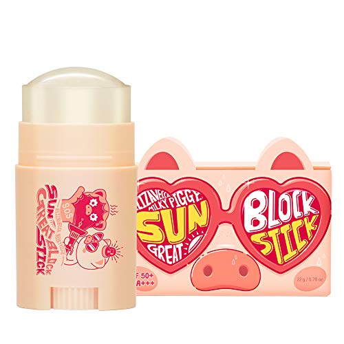 Elizavecca Milky Piggy SUN Great Block Stick Spf 50+ PA+++ | Sun Protection for Face | How to Use Sun Stick for Face | Protection for Face | Sunscreen for Face