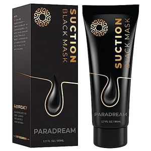 PARADREAM Blackhead Remover Mask, Charcoal Face Mask for Black Head Remover, Blackhead Peel Off Face Mask Pore Cleaner Helps Men & Women Face Skin Care - Gold 80mL