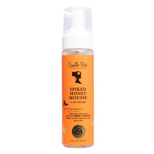 Camille Rose Spiked Honey Mousse 4-in-1 Hair Styler to Define Curls and Hold Styles Into Place while Nourishing and Adding Shine | With Honey and Nettle Root