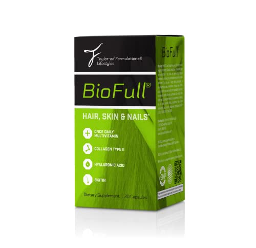 BioFull Hair Skin Nails - Biotin Vitamins for Hair, Skin & Nails - Biotin & Collagen Supplement for Women & Men