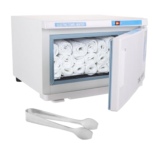 Hot Towel Warmer Cabinet Professional Towel Heater 16L for Facials Barber SPA, Hair Beauty, Massage Salon Home-White Color