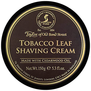 Taylor of Old Bond Street Tobacco Leaf Shaving Cream Bowl, 5.3 Ounce