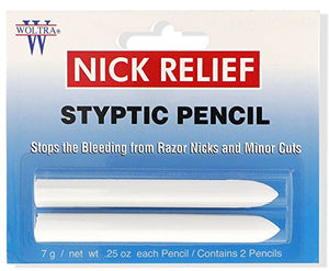 Clubman Woltra Nick Relief Styptic Pencil, 0.25 oz (2 Pencils)