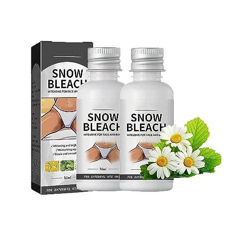 VINMEN Snow Bleach Cream for Body Skins, 2Pcs Snow Bleach Cream for Private Part, Intimate Areas-Underarm, Neck, Armpit, Knees, Elbows