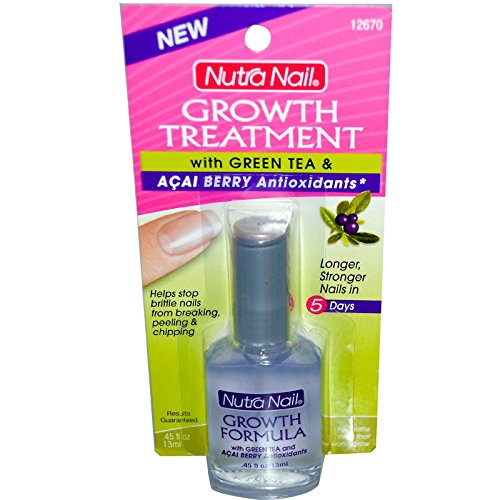 Nutra Nail Growth Formula Plus Green Tea and Acai Berry - 0.45 oz