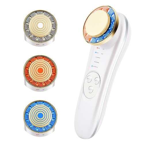 Face Massager Electric,7 in 1 Anti-Aging High Frequency Facial Machine,Galvanic Facial Massager Machine