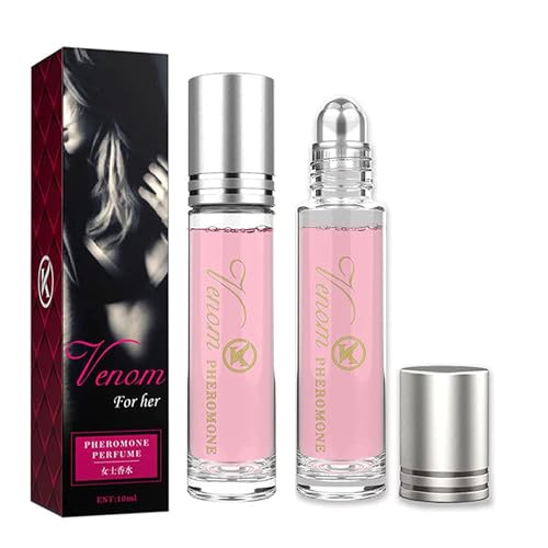 2Pcs Pheromone Perfume,Pheromone Perfume for Women,Long Lasting Pheromone Perfume,Portable Pheromones Roll On Perfume Long Lasting Women