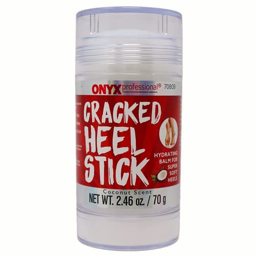 Onyx Professional Cracked Heel Repair Balm Stick for Dry Cracked Feet Treatment - Moisturizing Heel Balm Rolls On So No Mess Like Foot Cream Foot Lotion - Rescues Cracked Feet for Skin So Soft