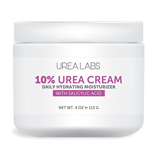 UREA LABS | 10% Urea Cream w/ Salicylic Acid and Lavender Oil. Daily Moisturizer for Face, Hand, Foot & Full Body use. Healing, Hydrating, Therapeutic Cream for severe Dry Skin and Keratosis Pilaris (1 cream)