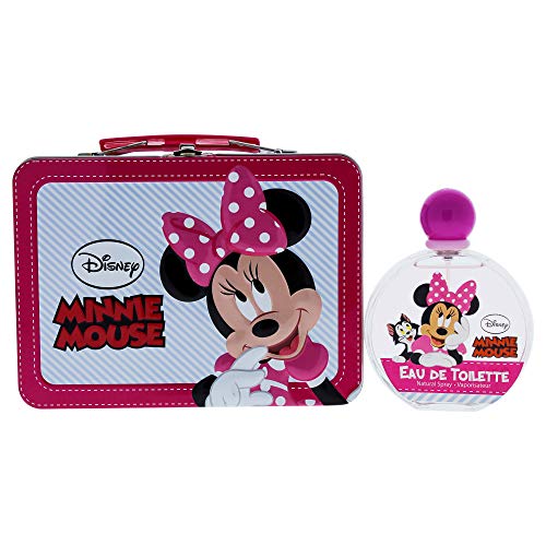 Disney Minnie Mouse By Disney for Kids - 2 Pc Gift Set 3.4oz Edt Spray, Metallic Box, 2count