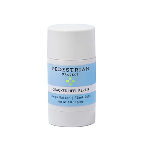 Pedestrian Project Cracked Heel Repair - Smooths and Fills Severe Cracks and Rough Skin with Healing Shea and Mango Butters - Vegan, Cruelty Free, 1 oz