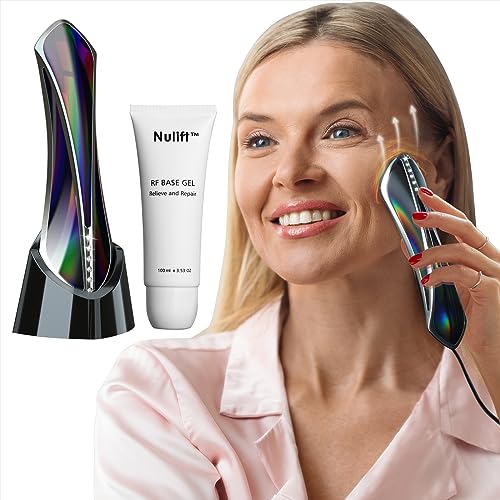 Radio Frequency Skin Tightening | Lift | Firm | Wrinkle Removal | Increase Collagen & Absorption - with Power 12W - Advanced RF&Micrroccurent-Treatment - 5 in 1 RF Skin Tightening Device(Wired)