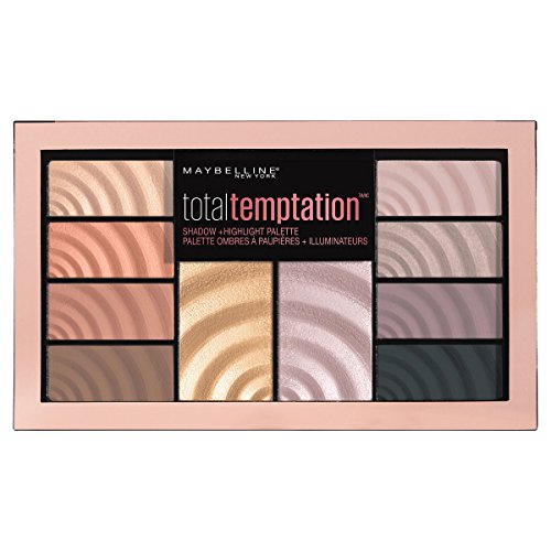 Maybelline Total Temptation Eyeshadow + Highlight Palette, 0.42 oz.