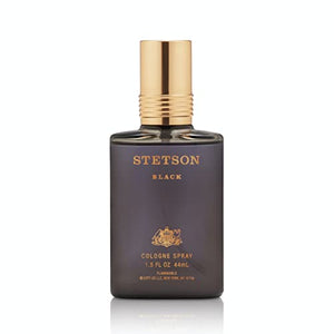 Stetson Black by Scent Beauty - Cologne for Men - Woody, Dark and Spicy Scent with Fragrance Notes of Sandalwood, Spices, and Suede - 1.5 Fl Oz