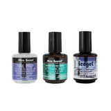 Mia Secret Nail Prep 0.5 oz (NP-30), Xtrabond Primer 0.5 oz (PR100), Icegel Acrylic Top Coat No UV Lamp 0.5oz/15ml (IG-50)