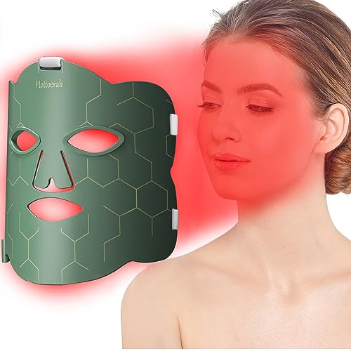 LED Red Light Therapy, Near Infrared Light Therapy 660nm & 850nm Wavelength for Face