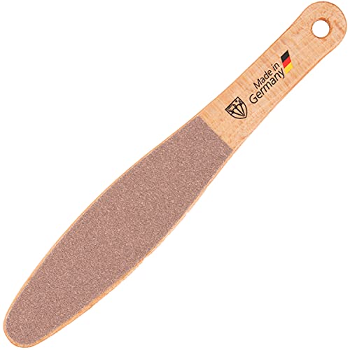 3 Swords Germany Brand quality FOOT FILE made from German beech wood, two-sided smooth and rough, hard skin callus removal