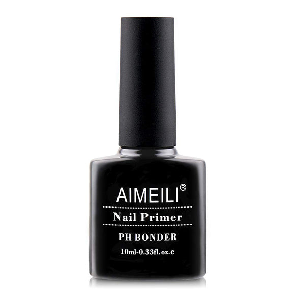 AIMEILI Nail Prep Bond Primer, U V LED Gel Foundation for Acrylic Powder and Builder Nail Gel